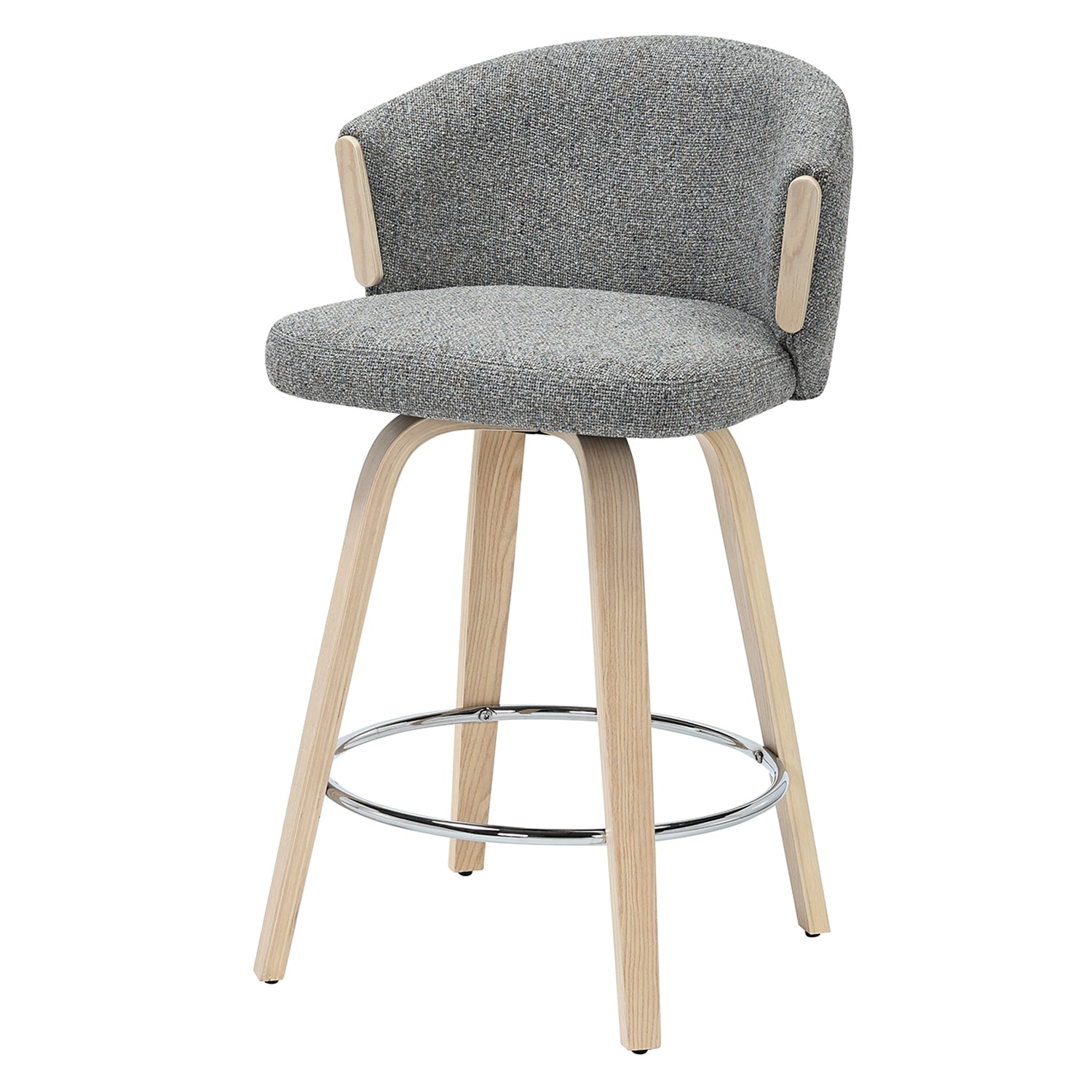Silla Bar Odin Lino Gris