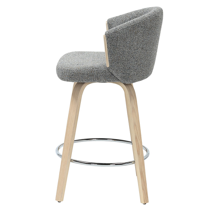 Silla Bar Odin Lino Gris