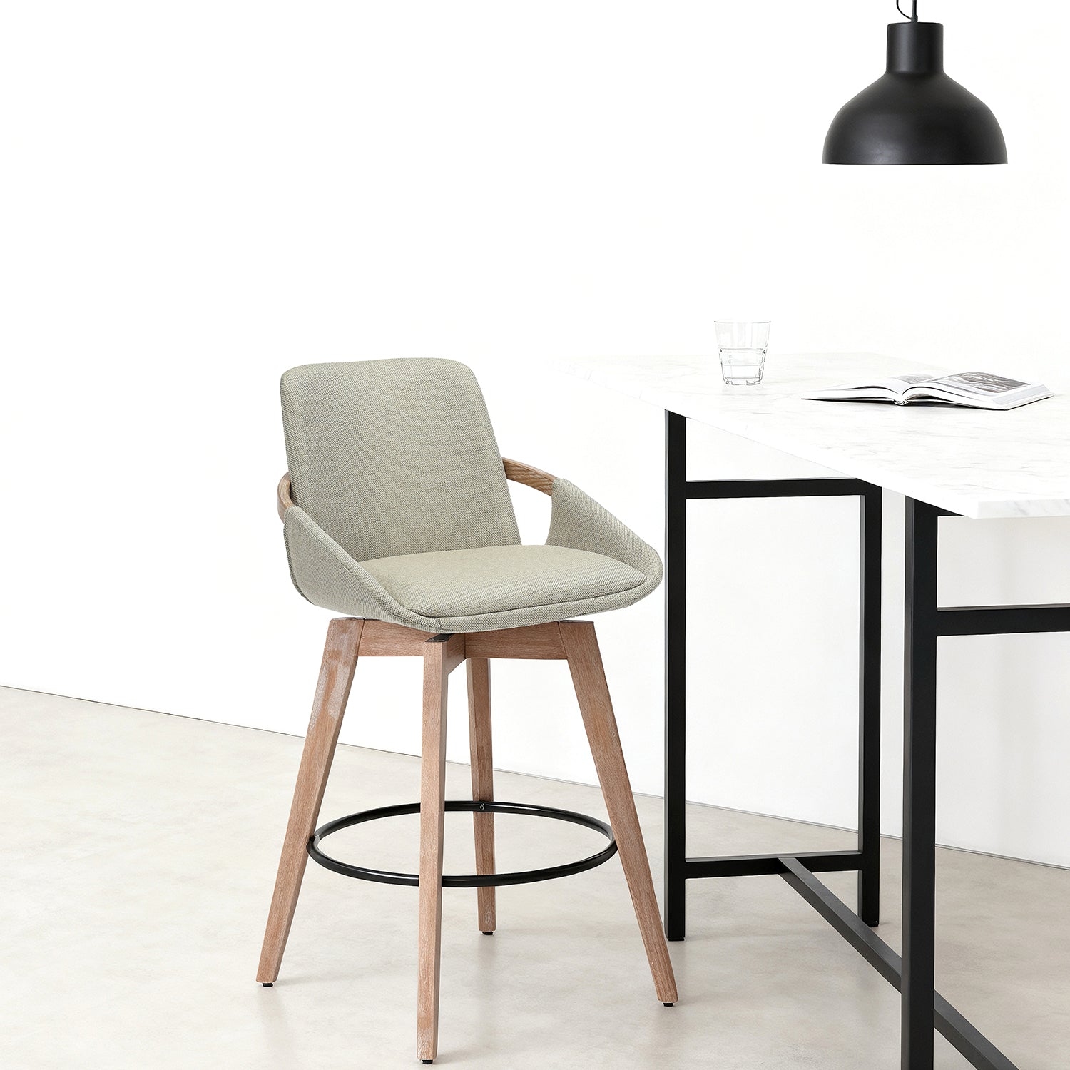 Silla Bar Artemis Lino Beige