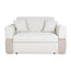 Sofá Cama Dhara Eurolino Blanco, Verona Beige, Champaña