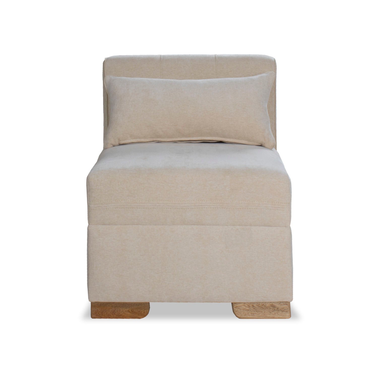 Juego De Sala Dalton Chenille Almendra, Natural