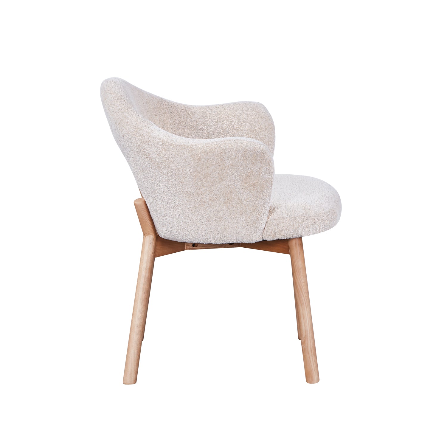 2 Sillas de Comedor Cami Microfibra Beige