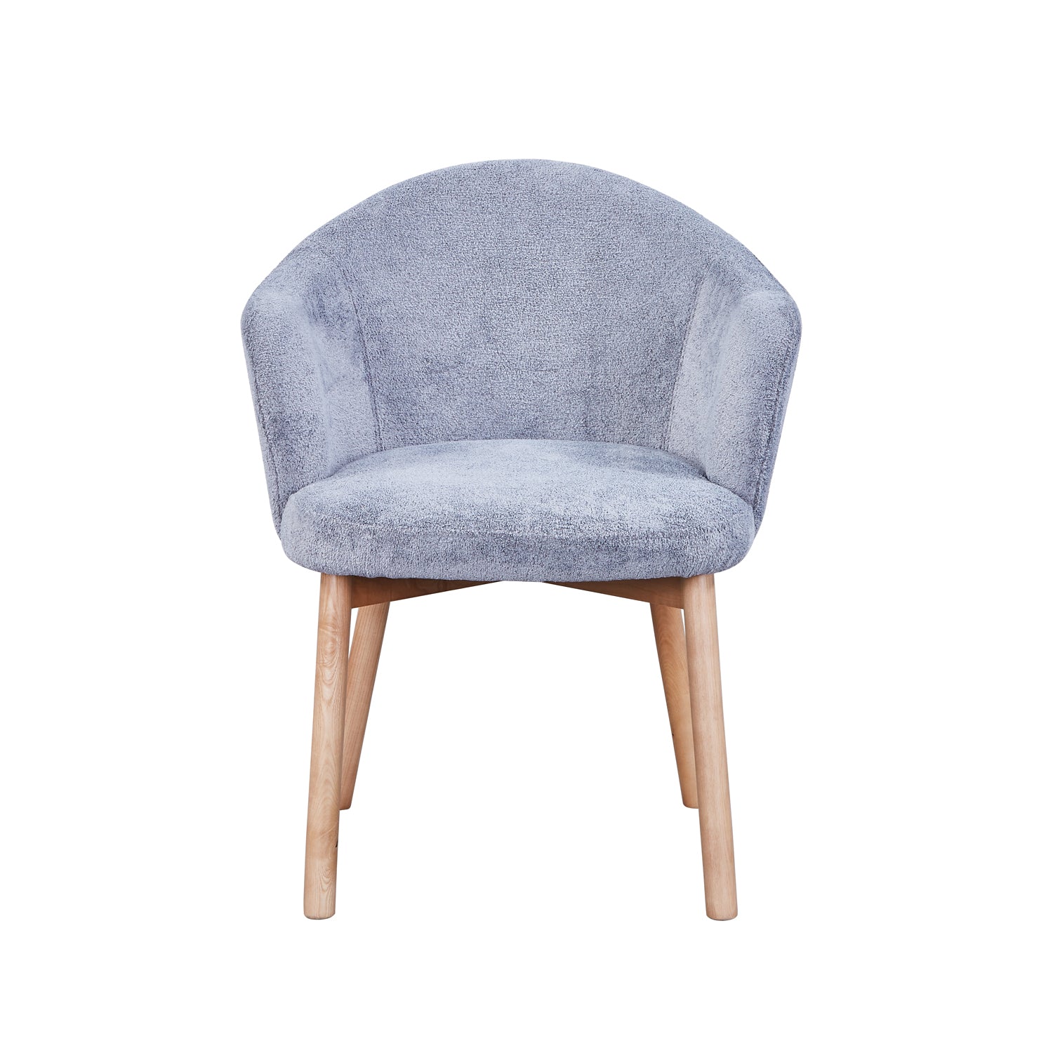 2 Sillas de Comedor Cami Microfibra Gris