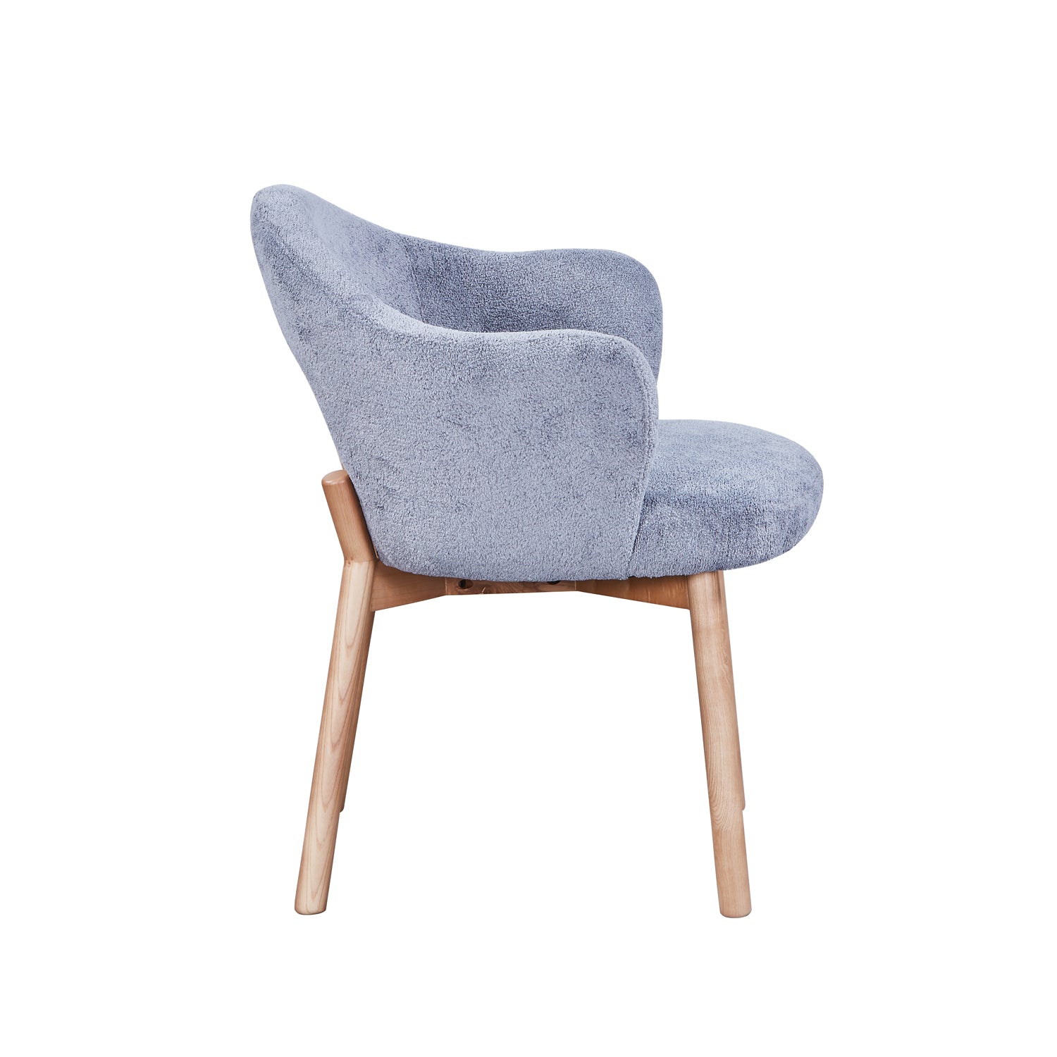 2 Sillas de Comedor Cami Microfibra Gris