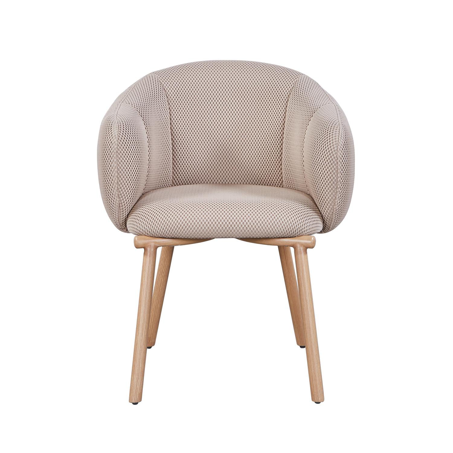 Silla Comedor Elena Beige, Natural