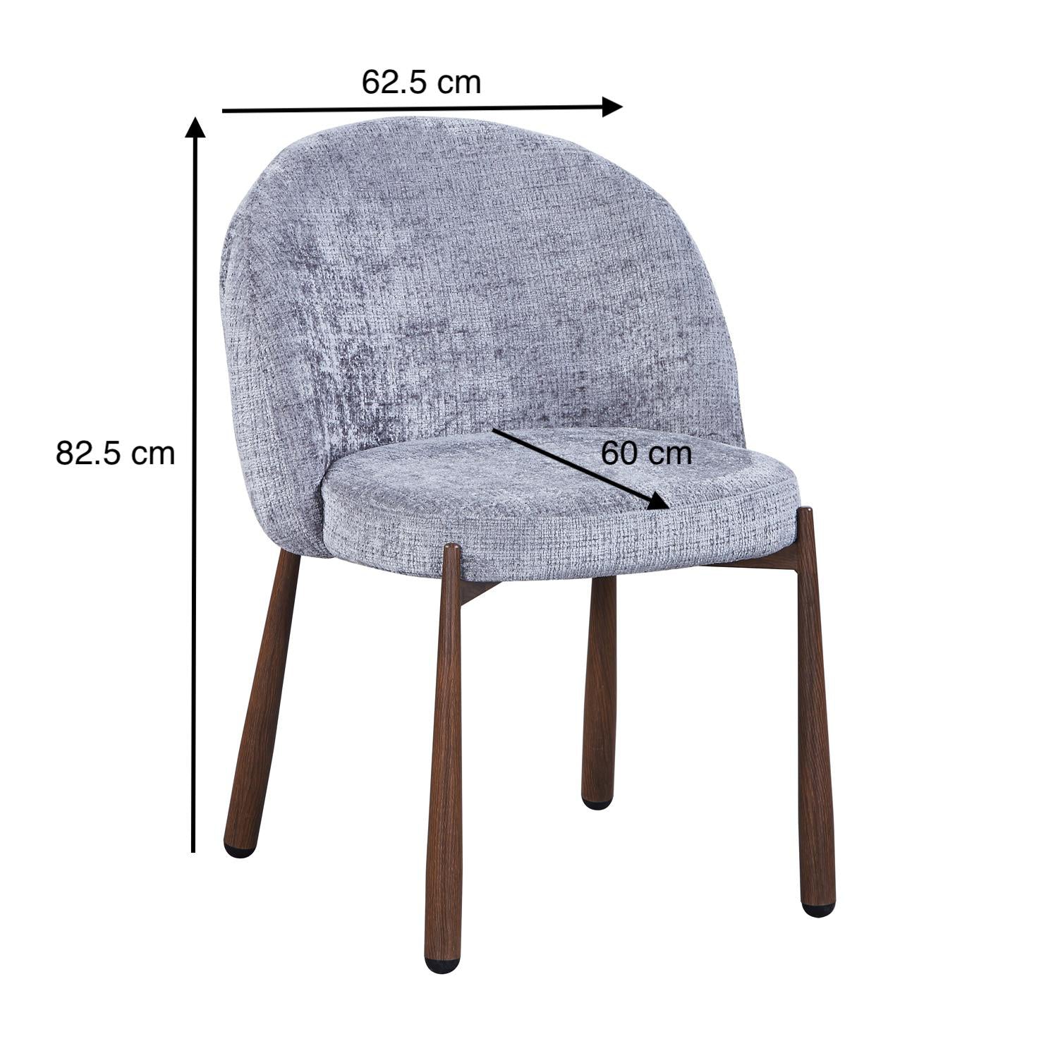 Silla Comedor Emma Gris