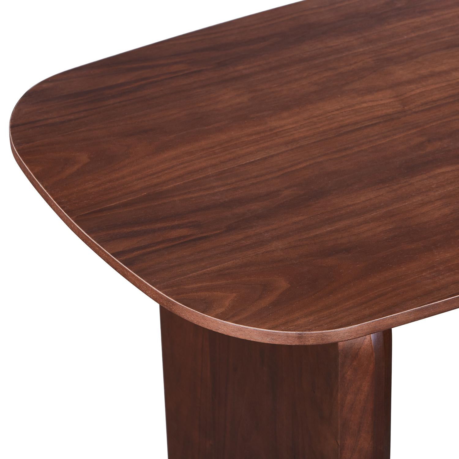 Mesa Comedor 4 Puestos Emma Natural Oscuro