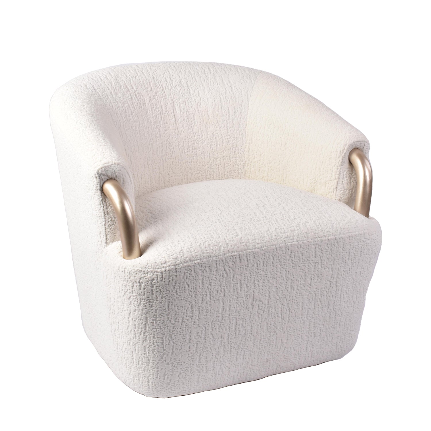 Butaca Mobic Chenille Marfil, Champaña
