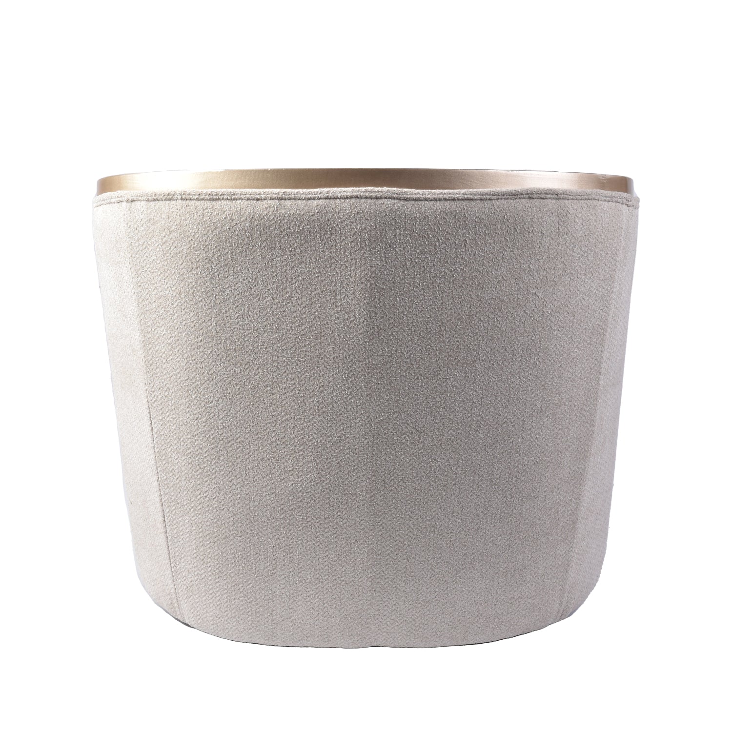 Butaca Salma Chenille Beige, Champaña Giratoria