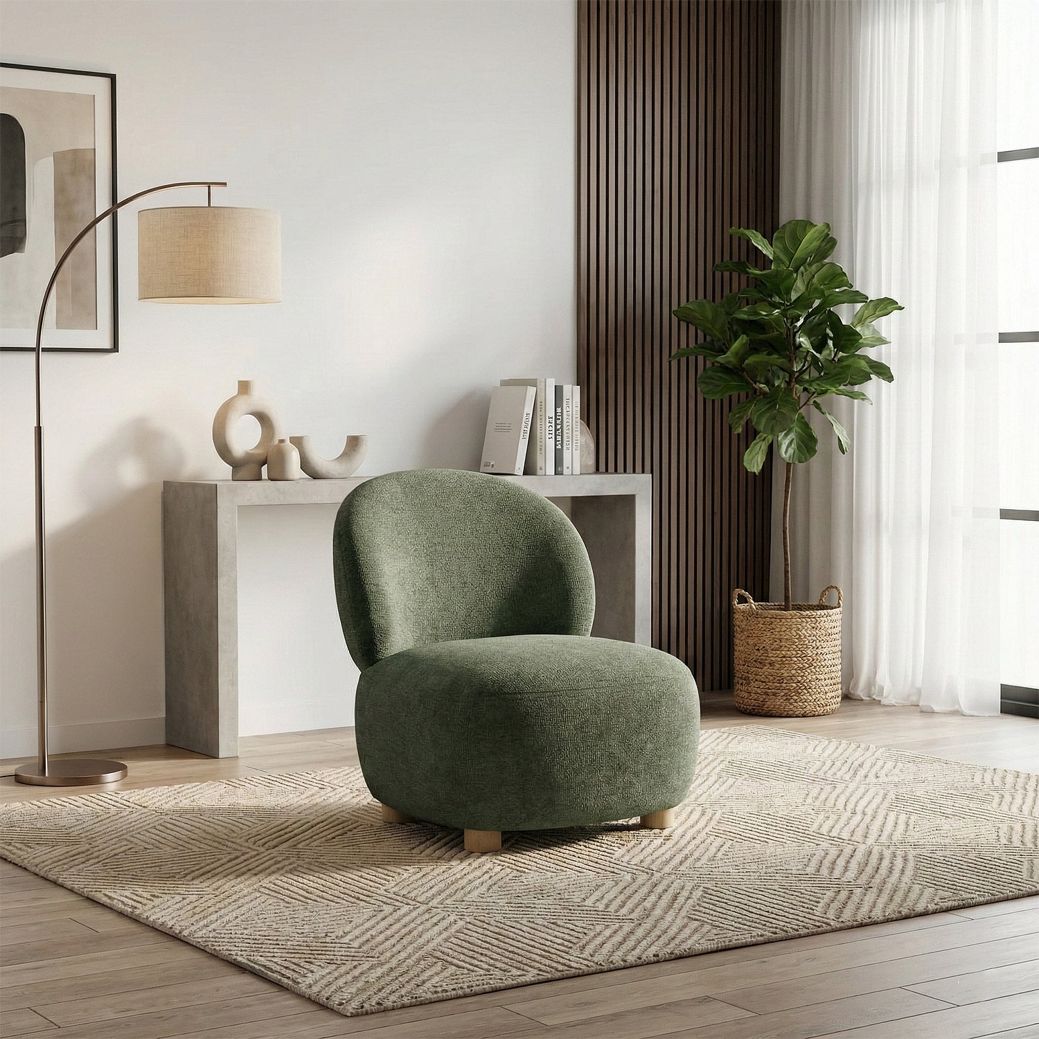 Butaca Fendi Chenille Verde