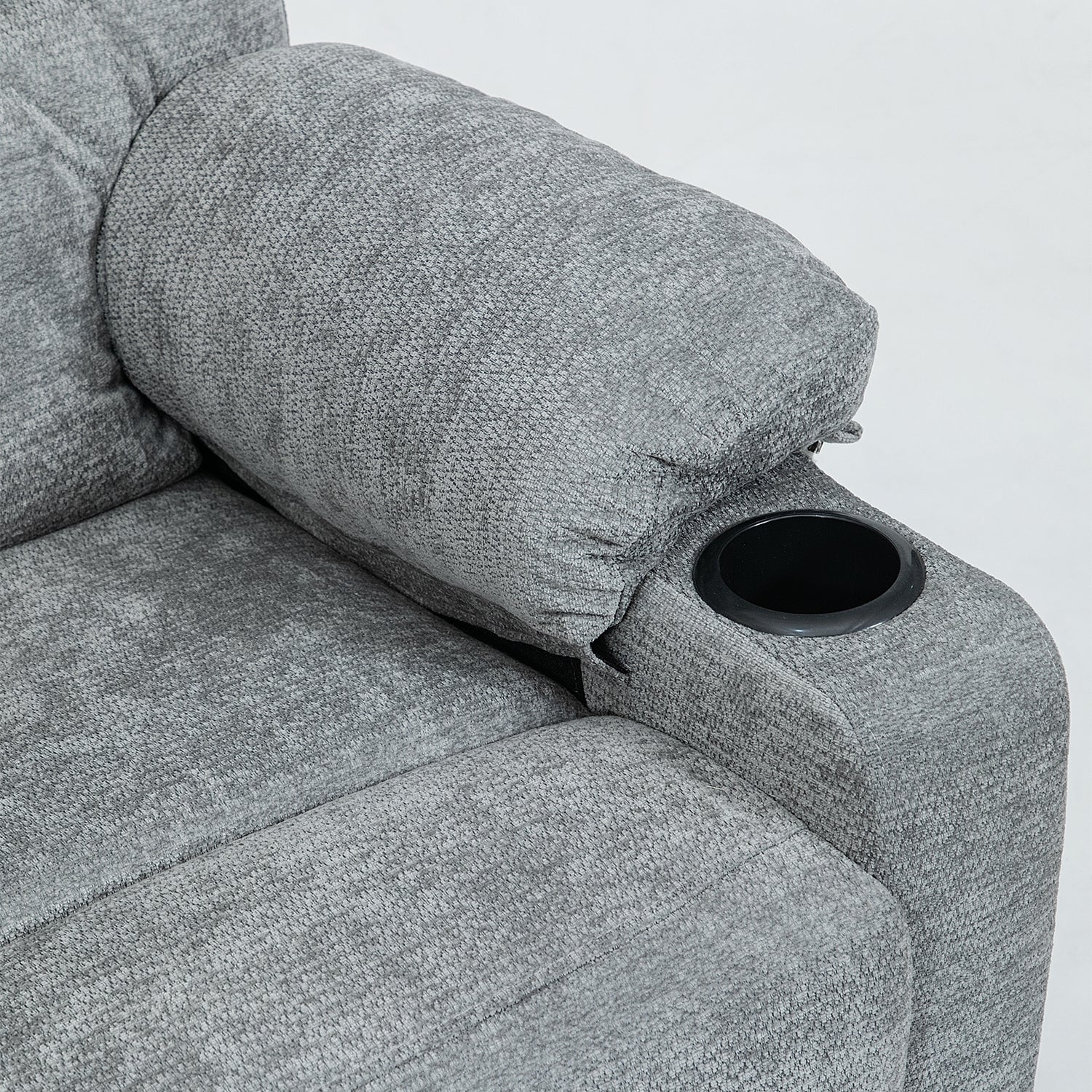 Silla Reclinable Ari Chenille Gris