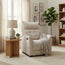 Silla Reclinable Eléctrico Maya Chenille Blanco