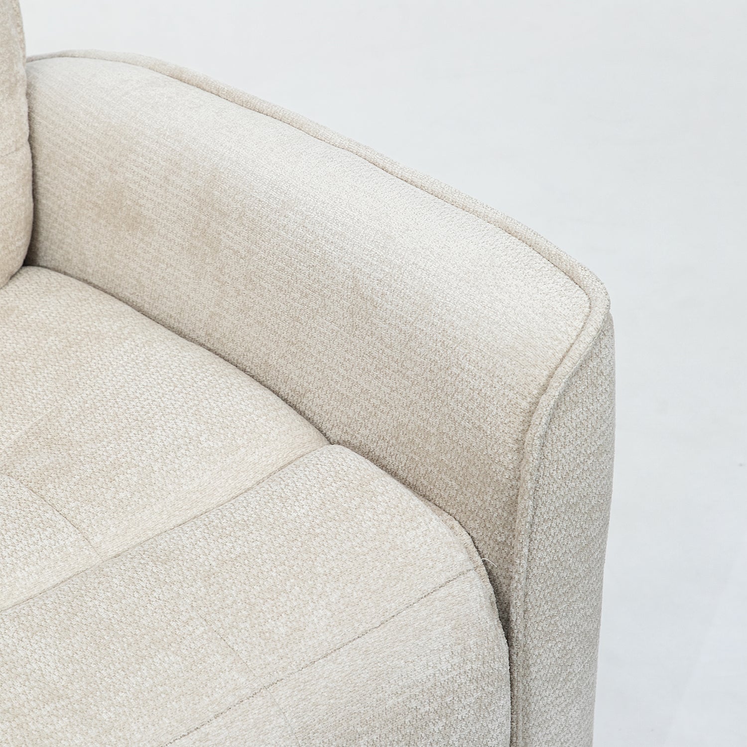 Silla Reclinable Eléctrico Maya Chenille Blanco