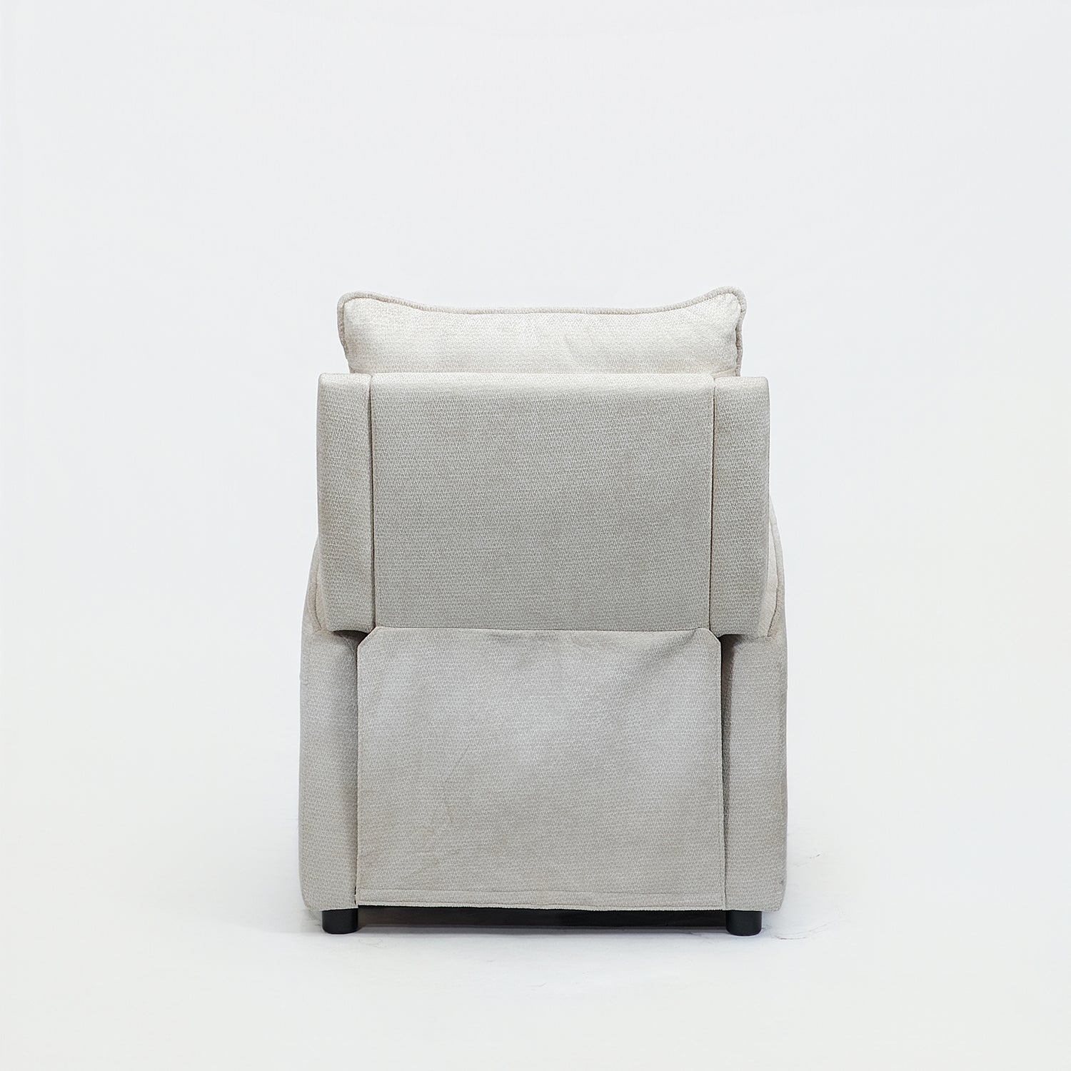 Silla Reclinable Eléctrico Maya Chenille Blanco