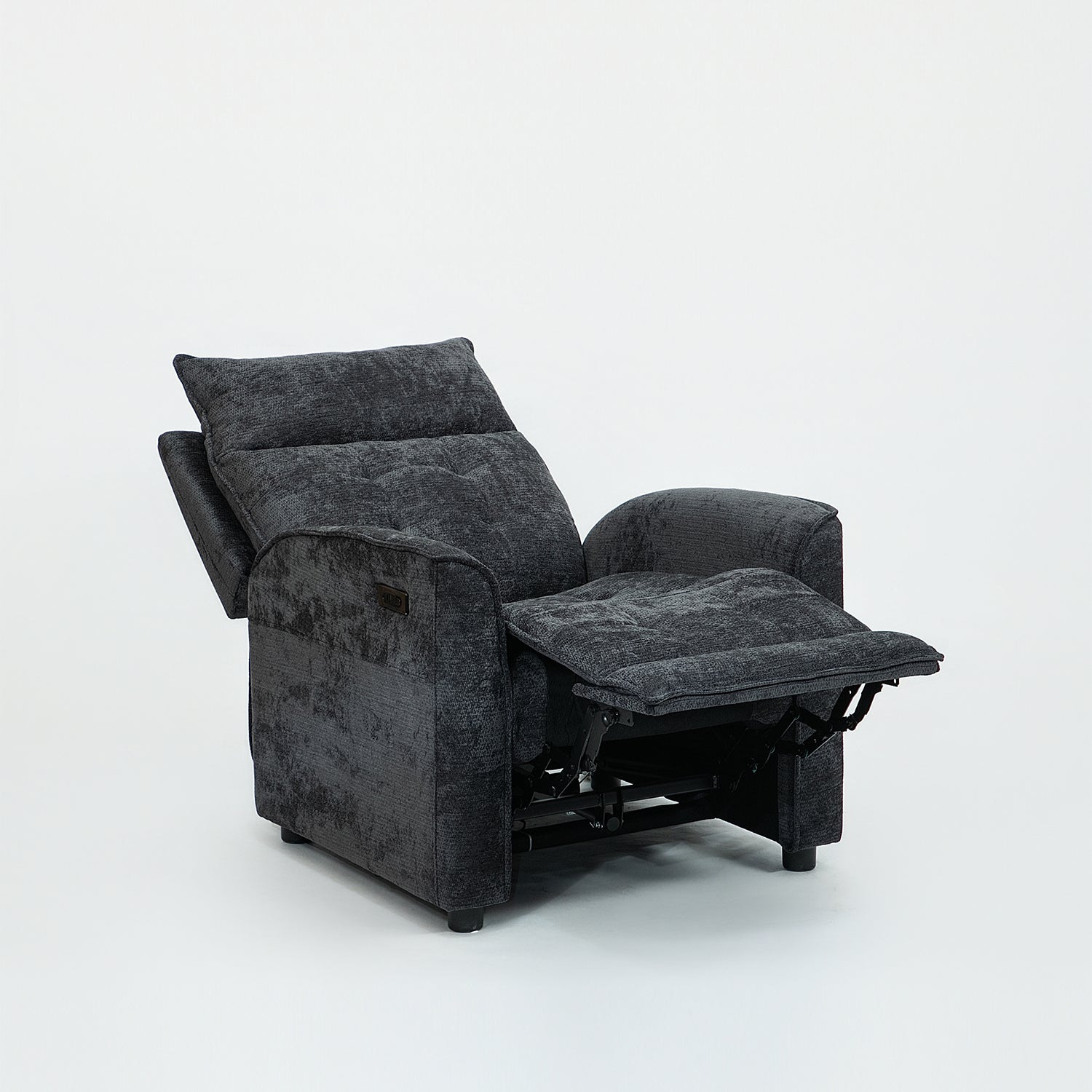 Silla Reclinable Eléctrico Maya Chenille Plomo