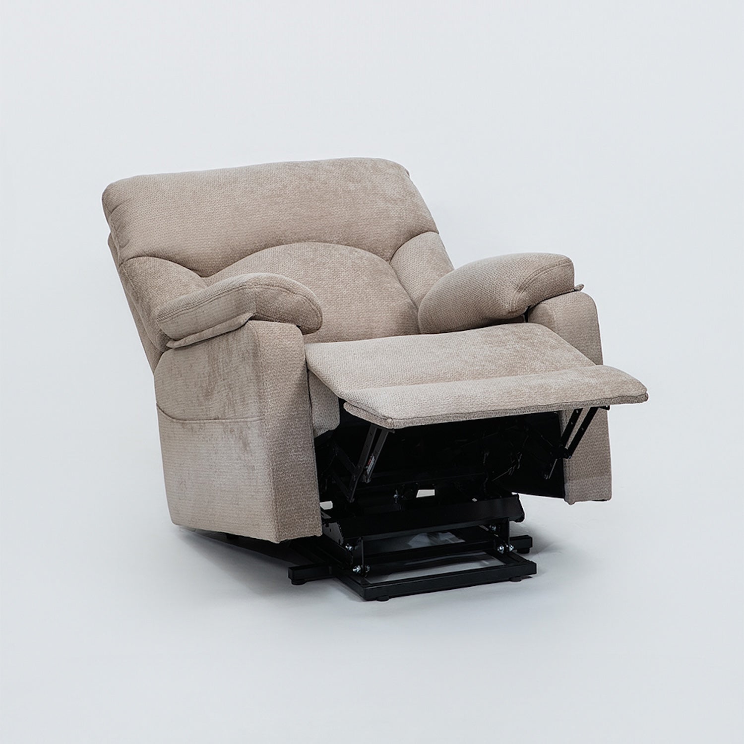 Silla Reclinable Eléctrica Aspen Chenille Beige