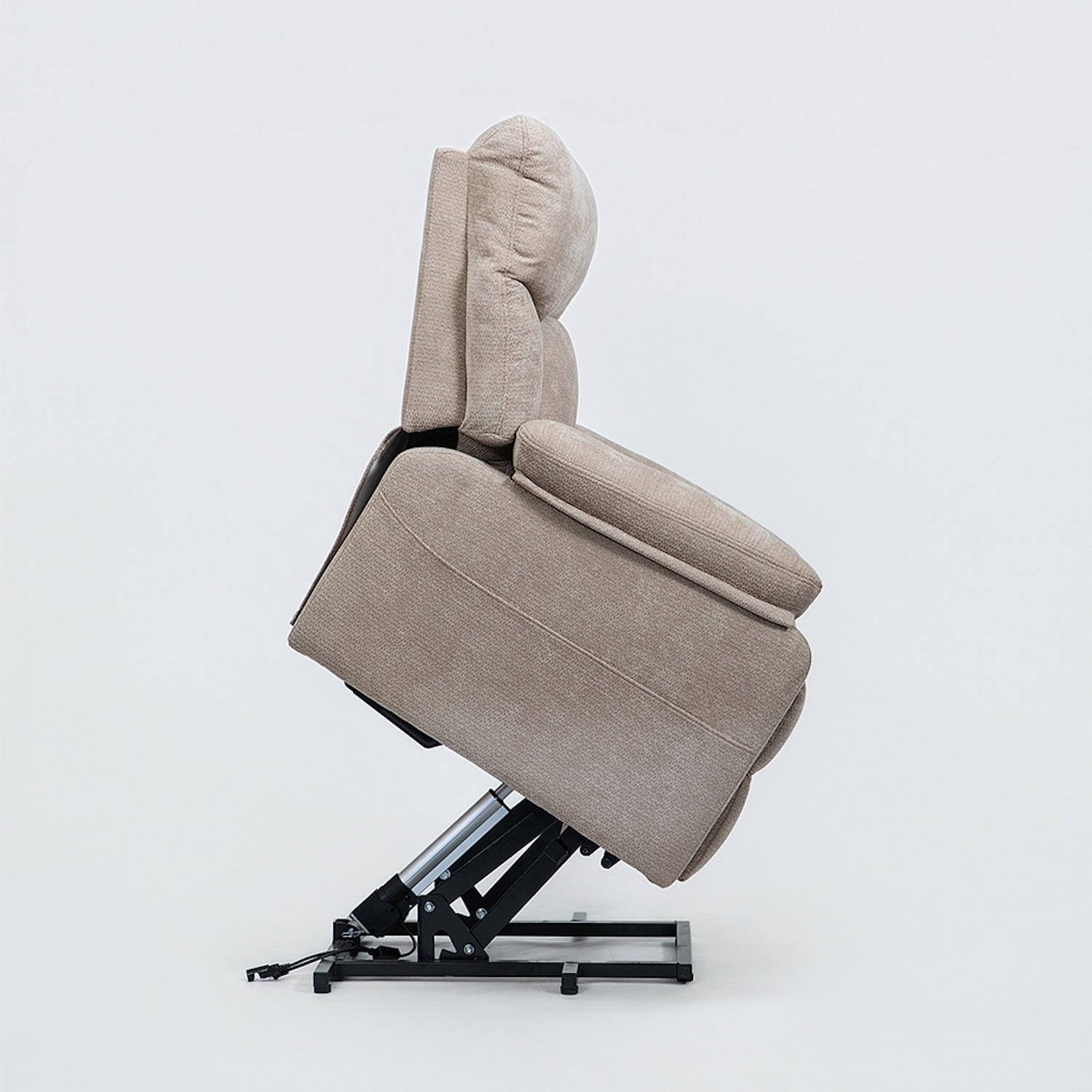 Silla Reclinable Eléctrica Aspen Chenille Beige