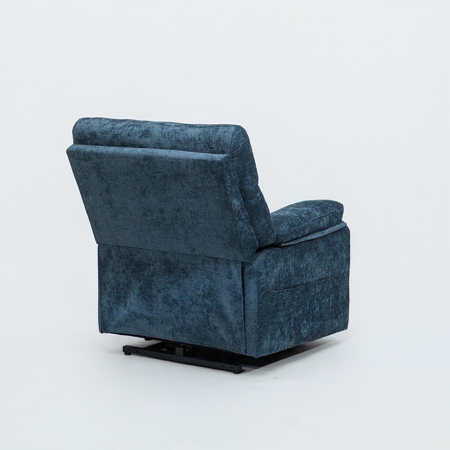 Silla Reclinable Eléctrica Aspen Chenille Azul