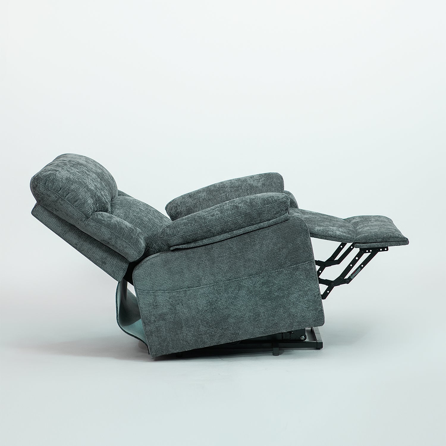 Silla Reclinable Eléctrica Aspen Chenille Gris