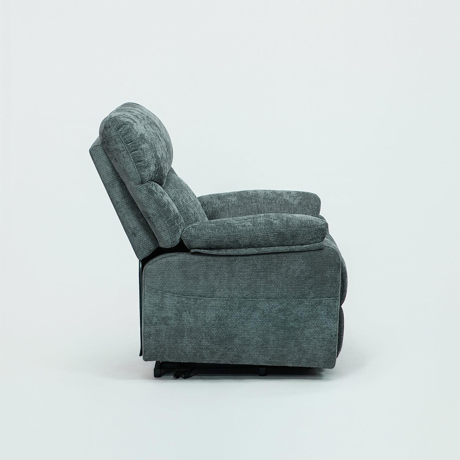 Silla Reclinable Eléctrica Aspen Chenille Gris