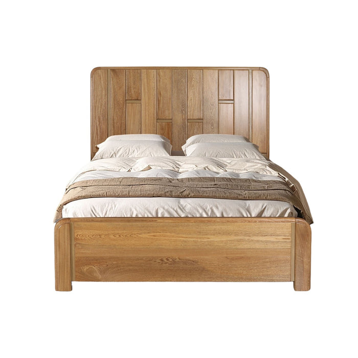 Cama Queen Ceratto Roble Natural Exp