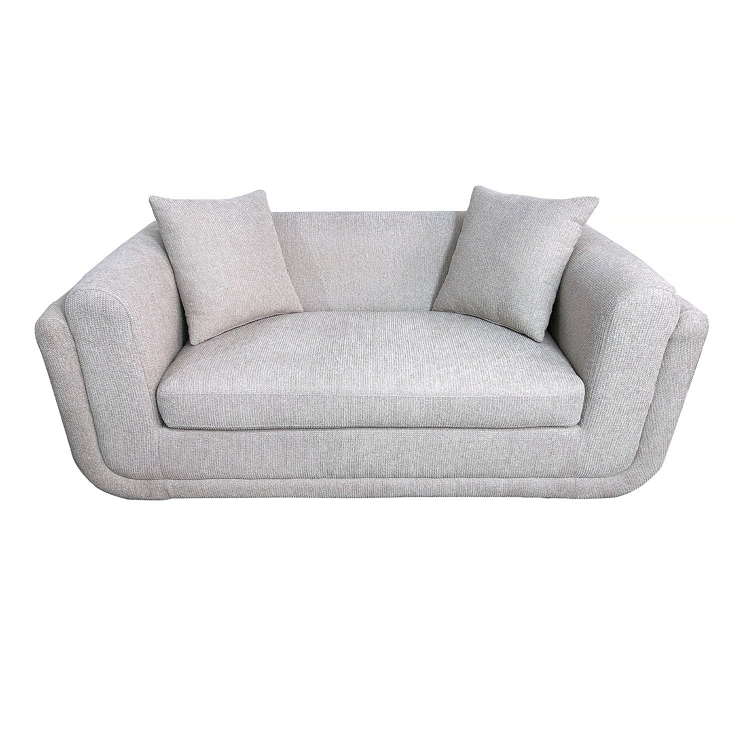 Sofá 2 Puestos Aspen Chenille Beige