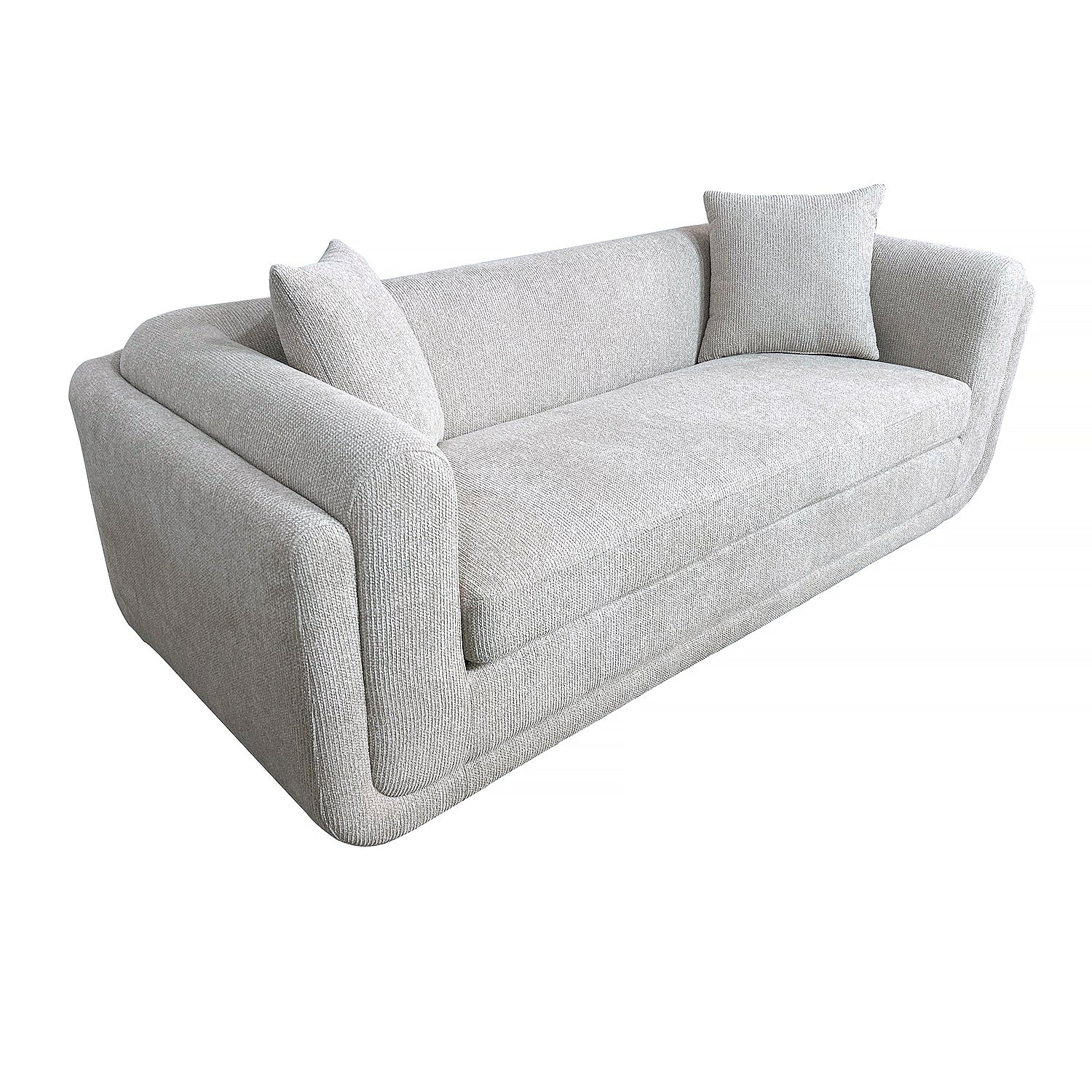 Sofá 3 Puestos Aspen Chenille Beige