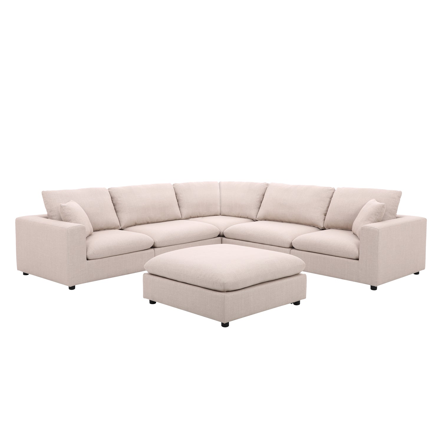 Sala Funcional Corin Chenille Beige