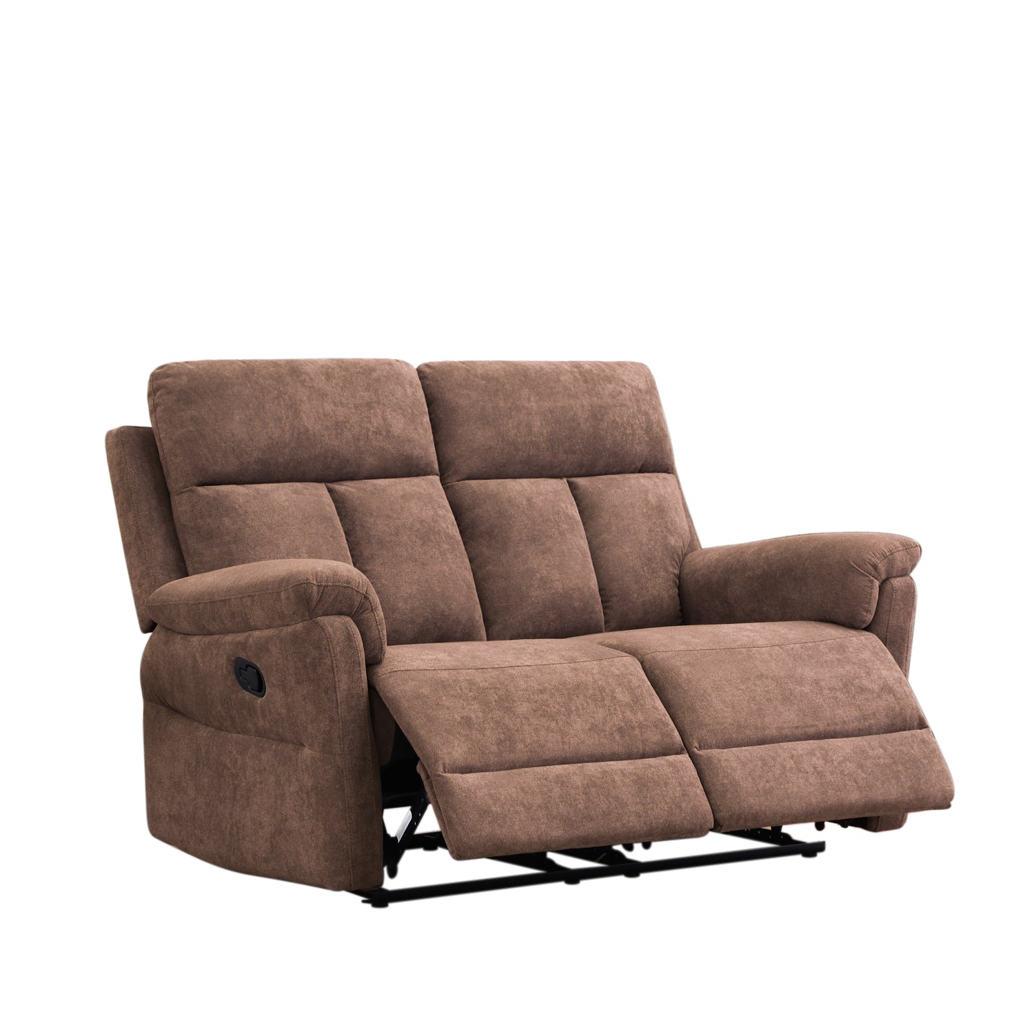 Sofá Reclinable 2 Puestos Roterdam Chenille Chocolate