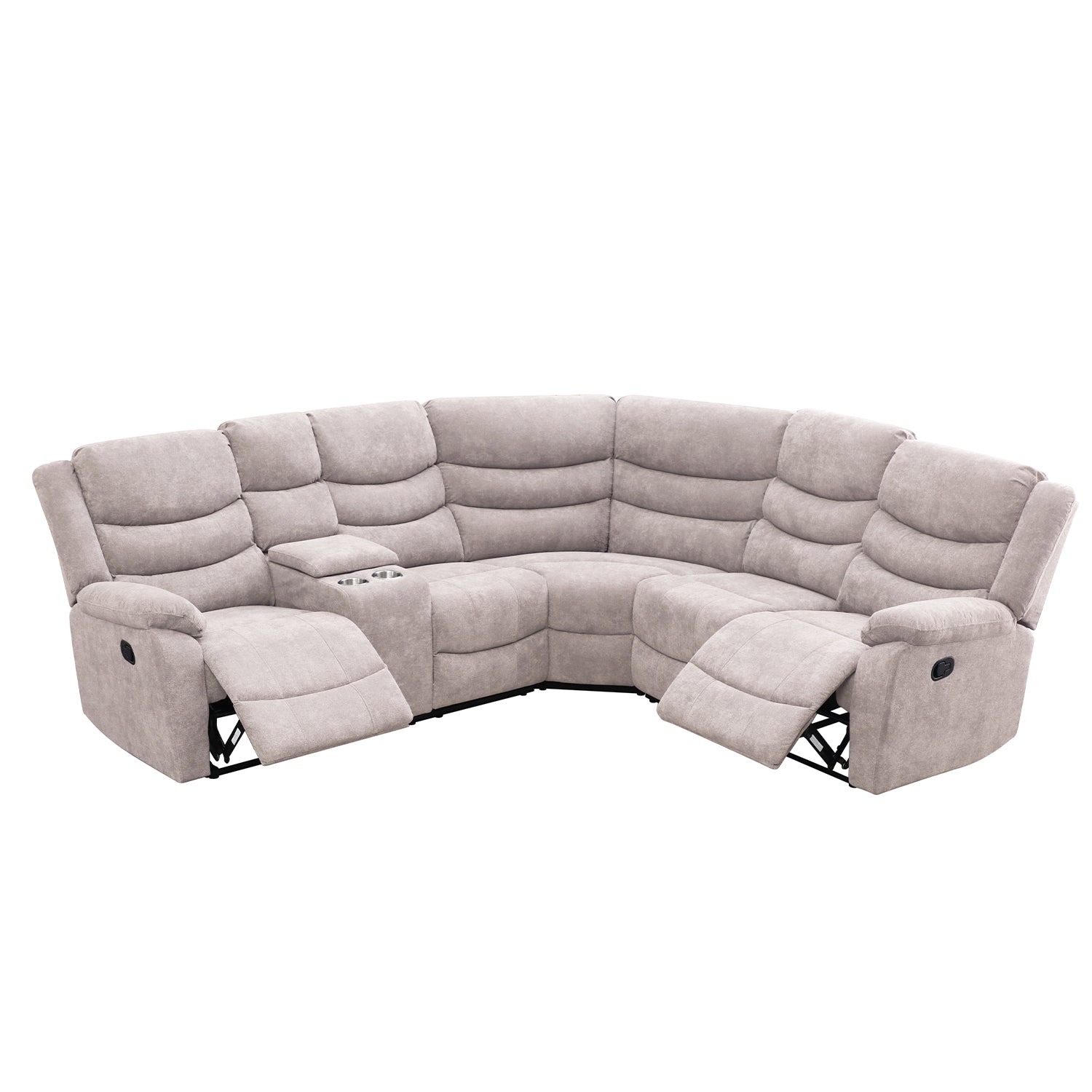 Sala Rinconera Reclinable Anahi Chenille Beige