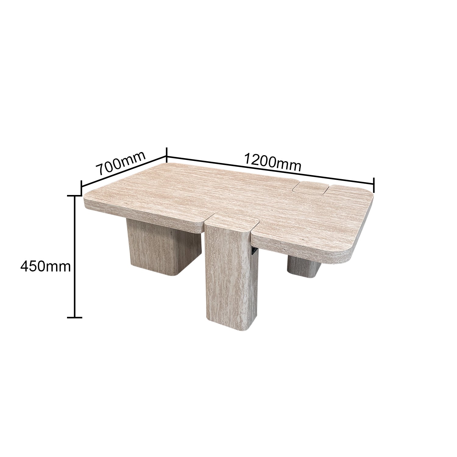 Mesa De Centro Atria Marmolado
