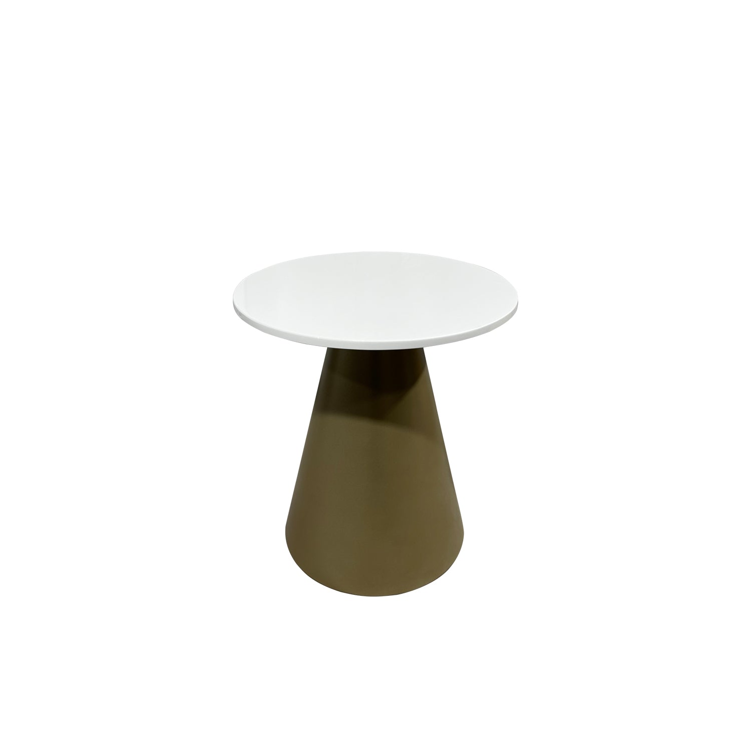 Mesa Auxiliar Otto Champaña, Blanco Perla