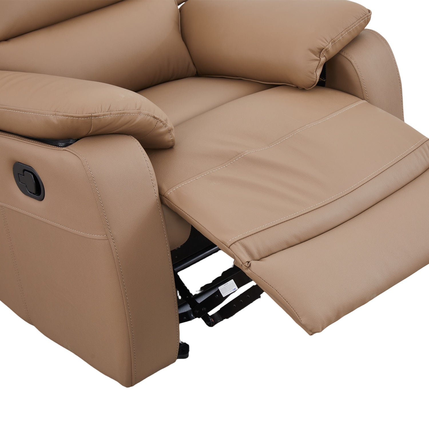 Sillón Reclinable Buzz Cuero Café