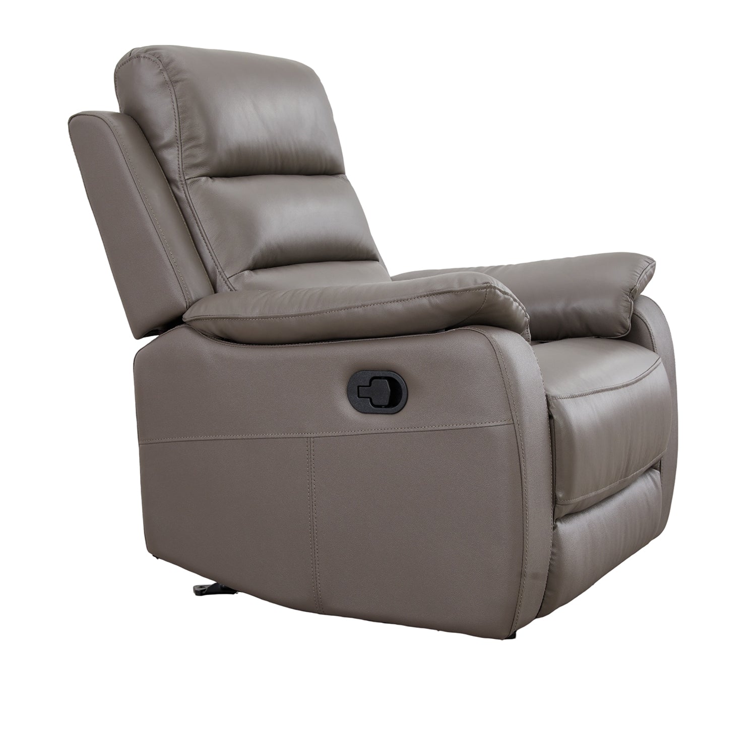 Sillón Reclinable Buzz Cuero Gris