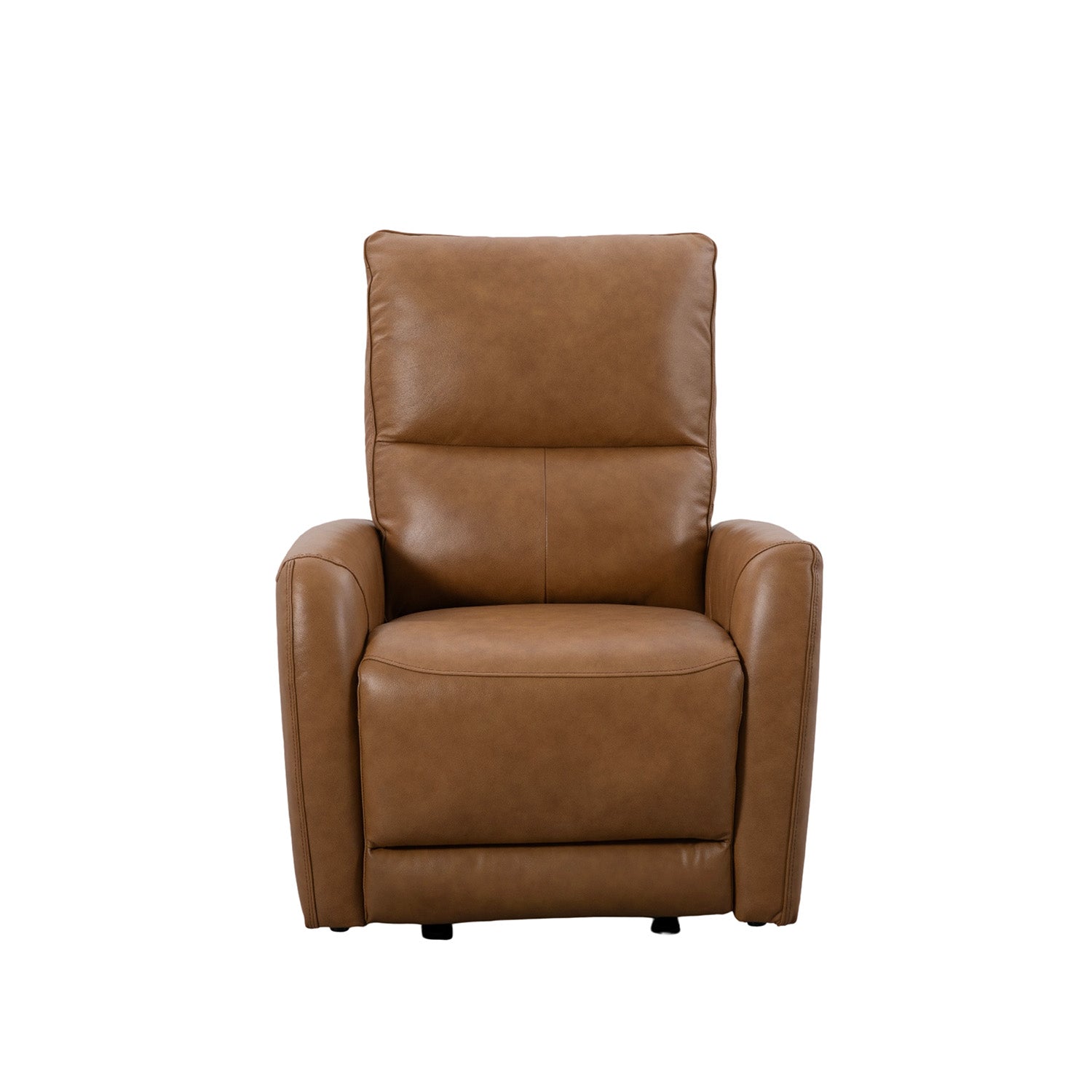 Silla Reclinable Bob Cuero Mostaza