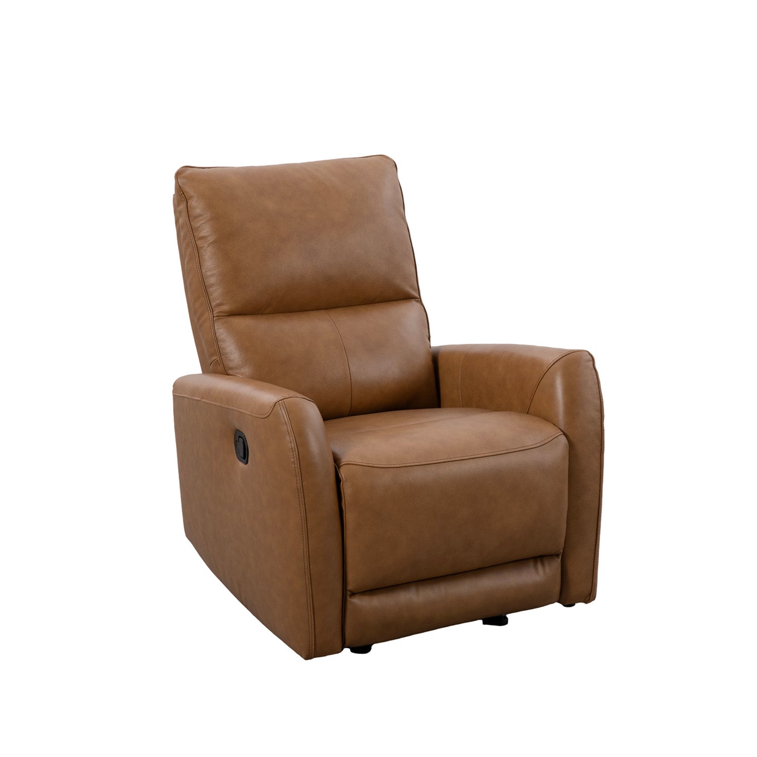 Silla Reclinable Bob Cuero Mostaza