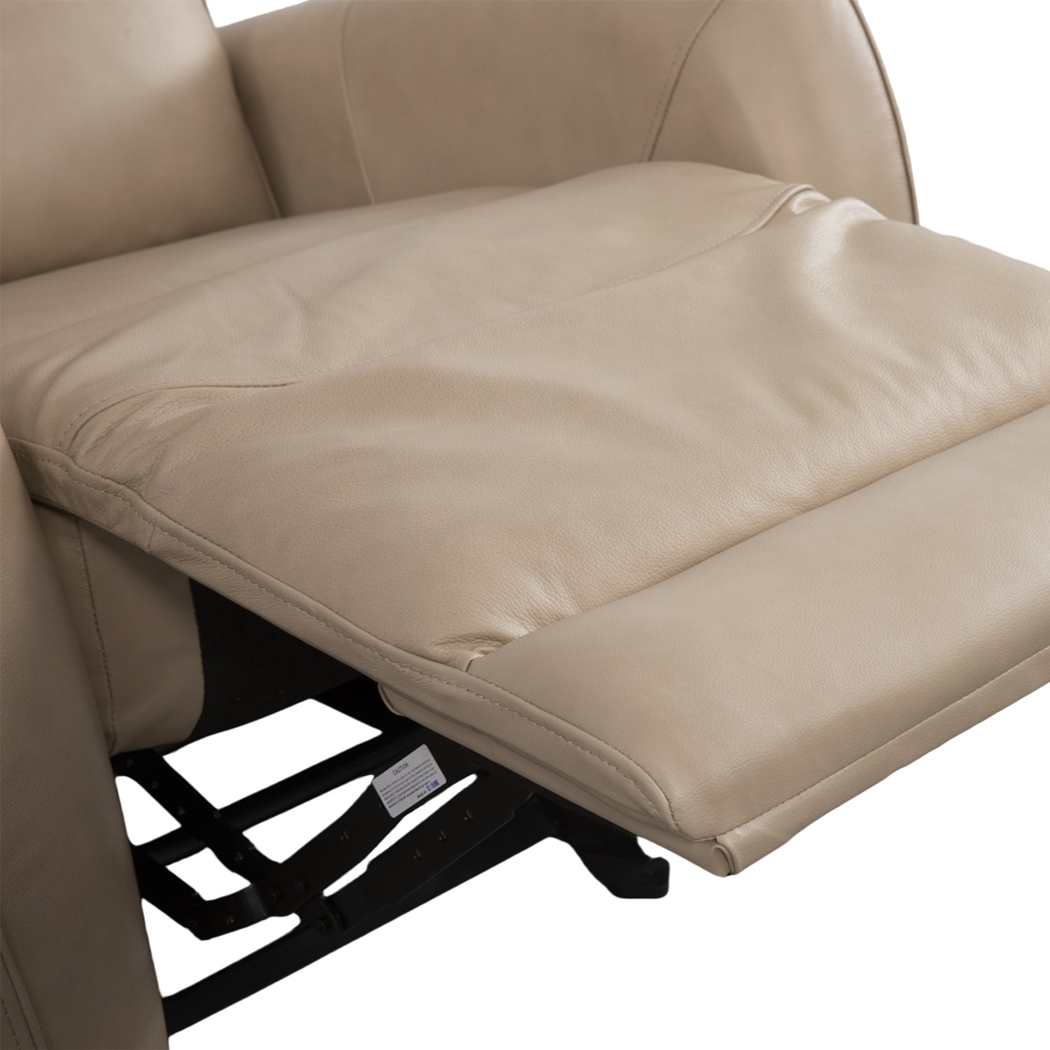 Silla Reclinable Bob Cuero Beige