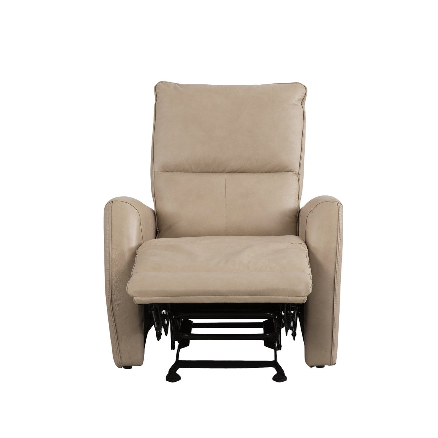 Silla Reclinable Bob Cuero Beige
