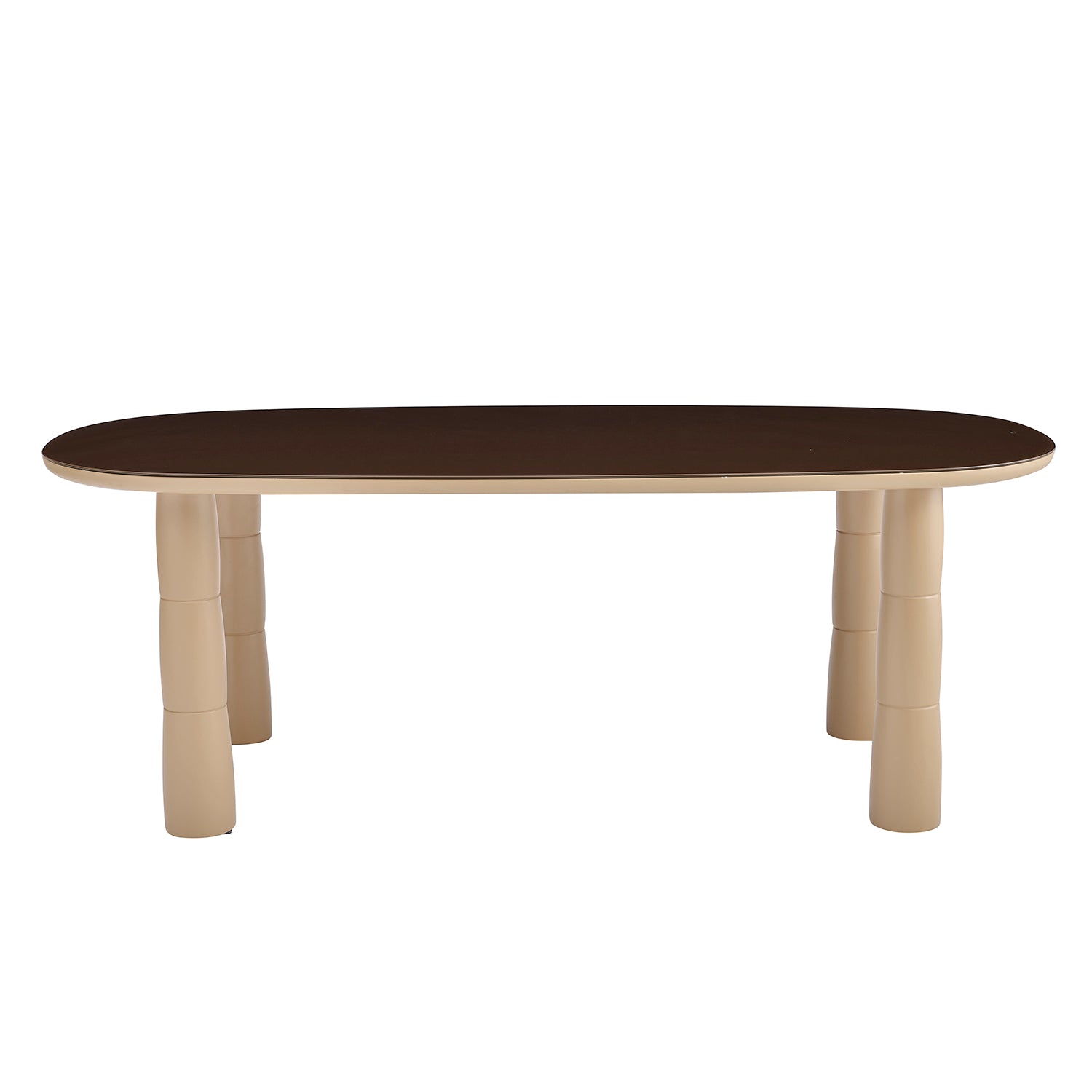 Comedor 6 Puestos Cliford Chenille Café, Taupe