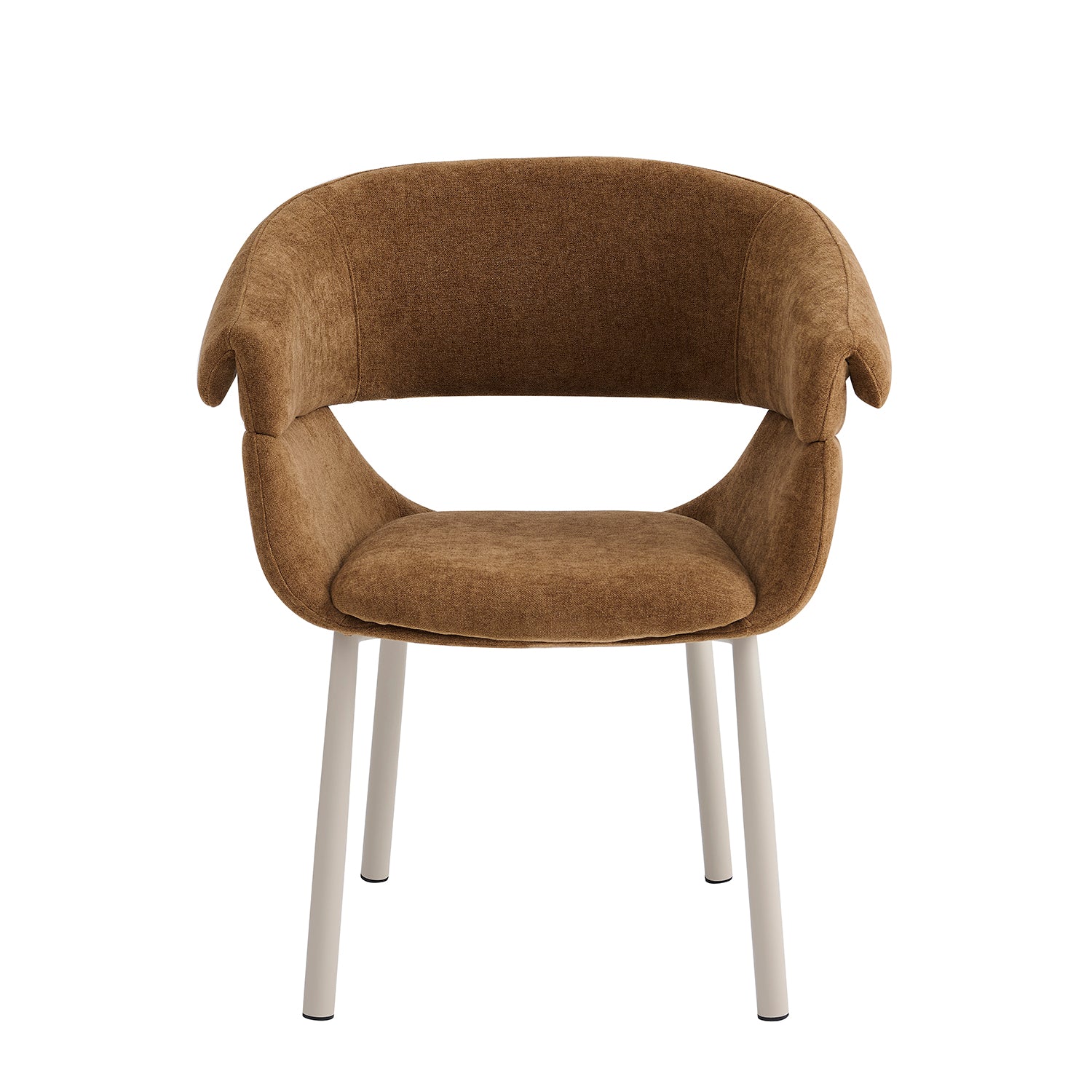 Comedor 6 Puestos Cliford Chenille Café, Taupe