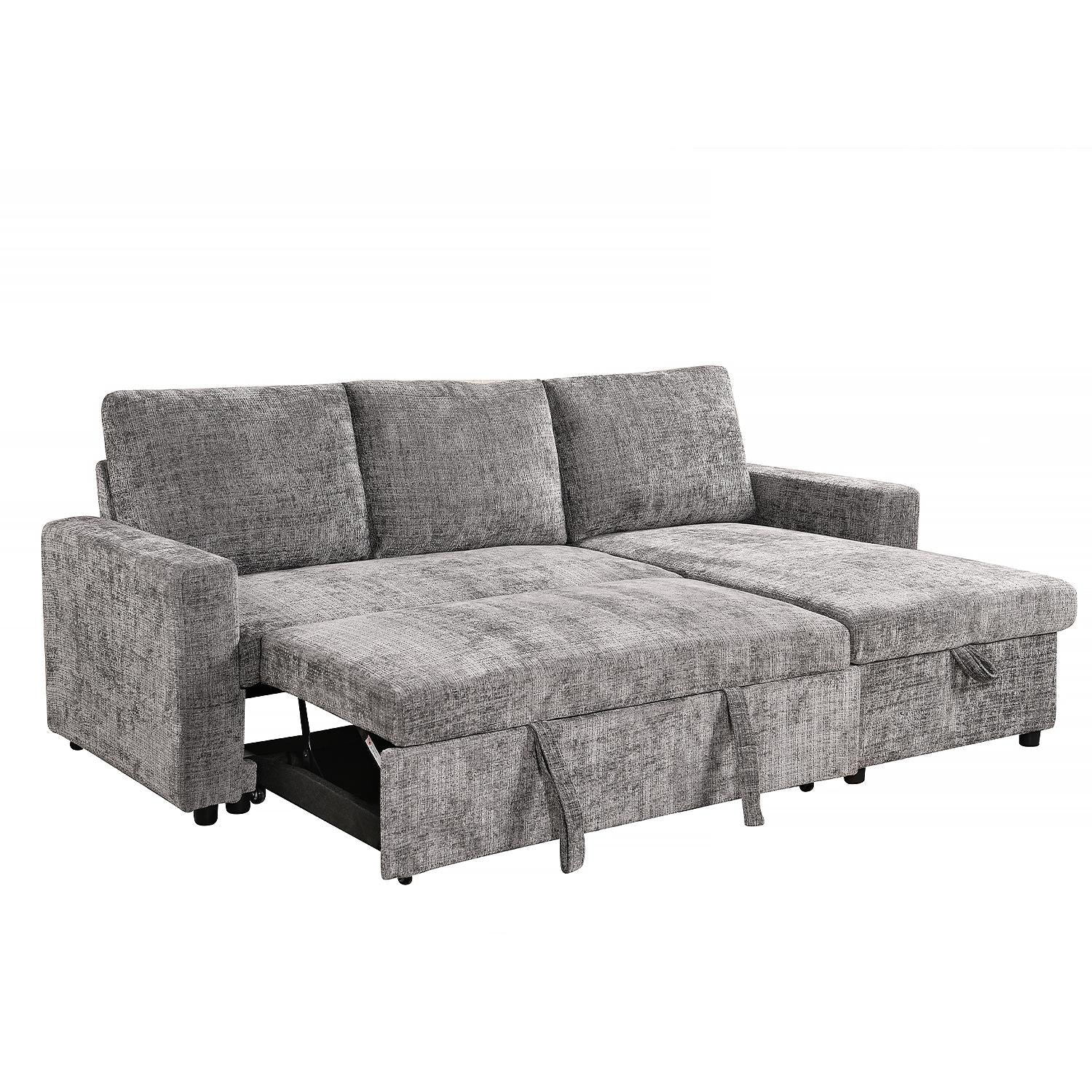 Sala Rinconera Andry Chenille Gris