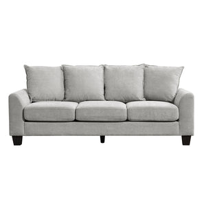 Sofá 3 Puestos Utah Chenille Gris