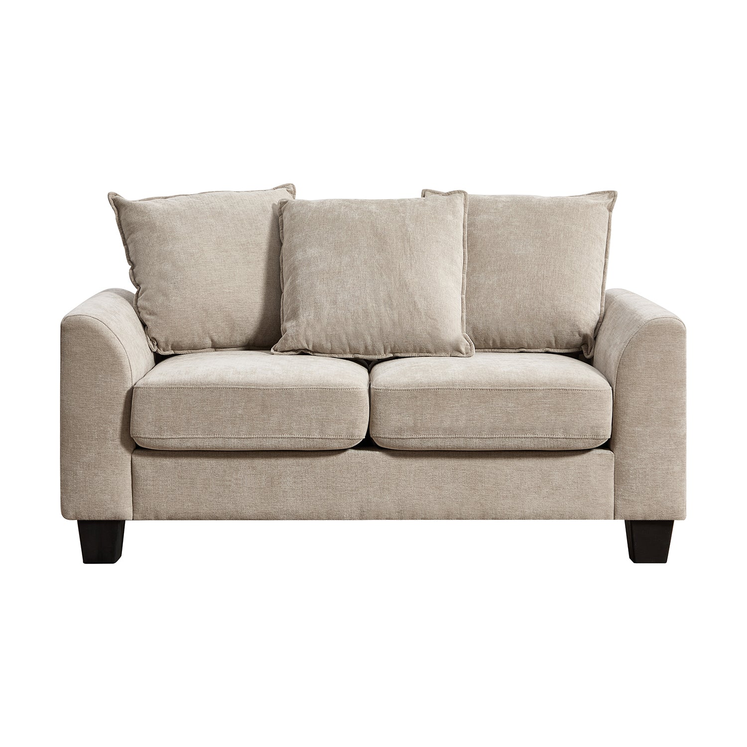 Sofá 2 Puestos Utah Chenille Taupe