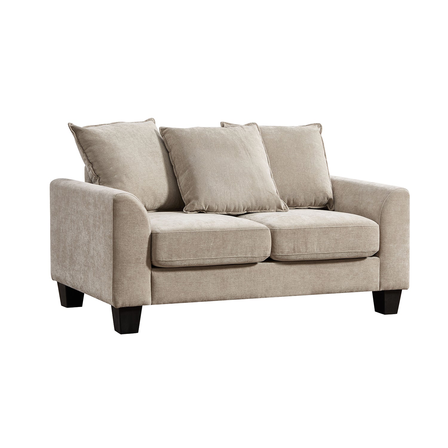 Sofá 2 Puestos Utah Chenille Taupe