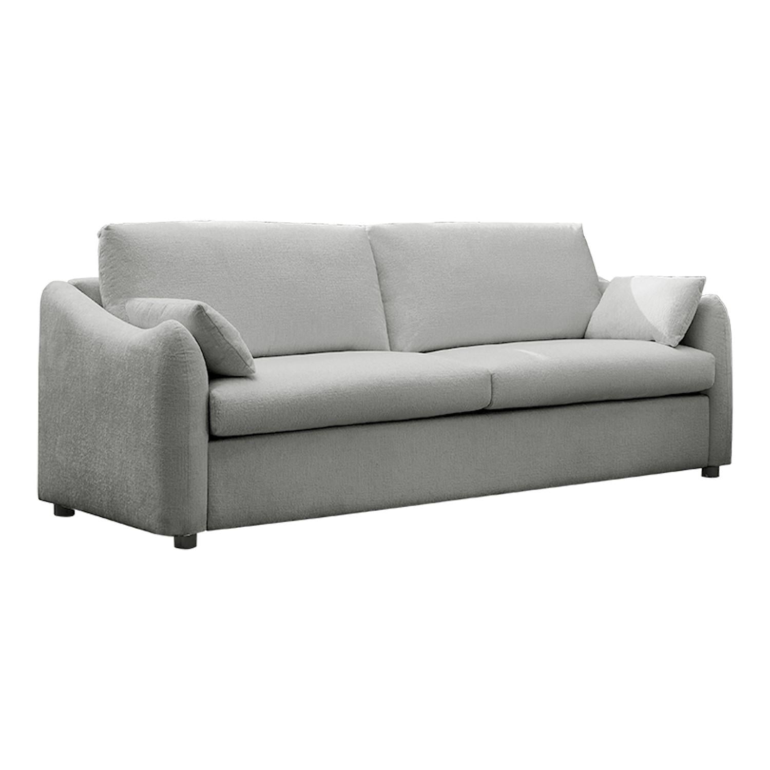 Sofá 3 Puestos Andretti Chenille Plata