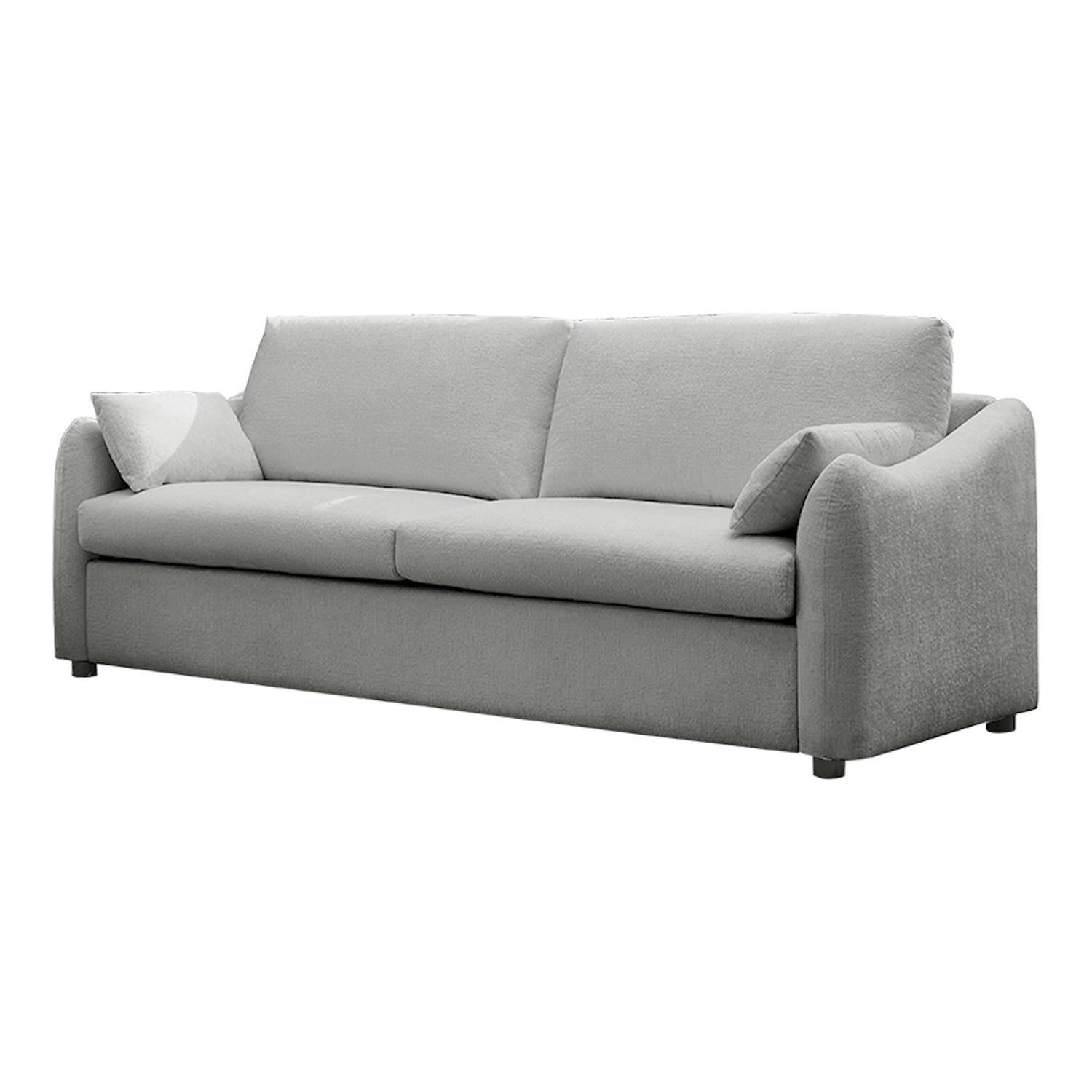 Sofá 3 Puestos Andretti Chenille Plata