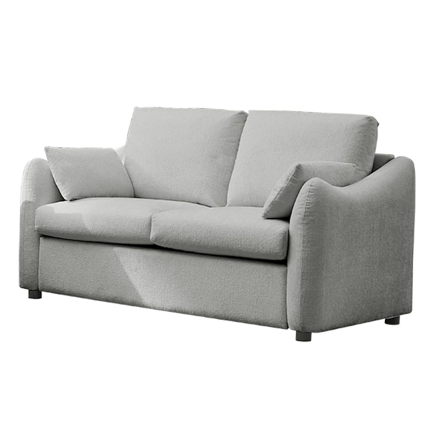 Sofá 2 Puestos Andretti Chenille Plata