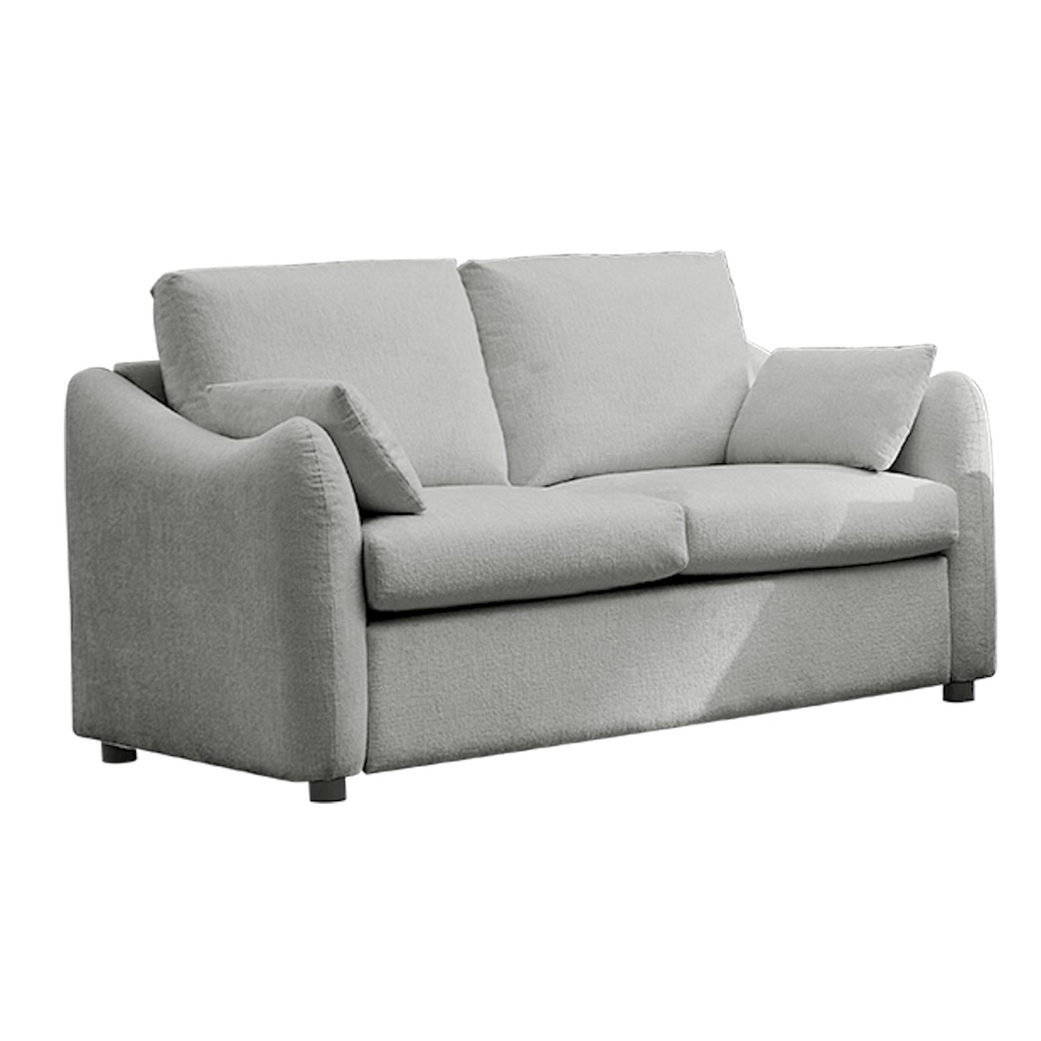 Sofá 2 Puestos Andretti Chenille Plata