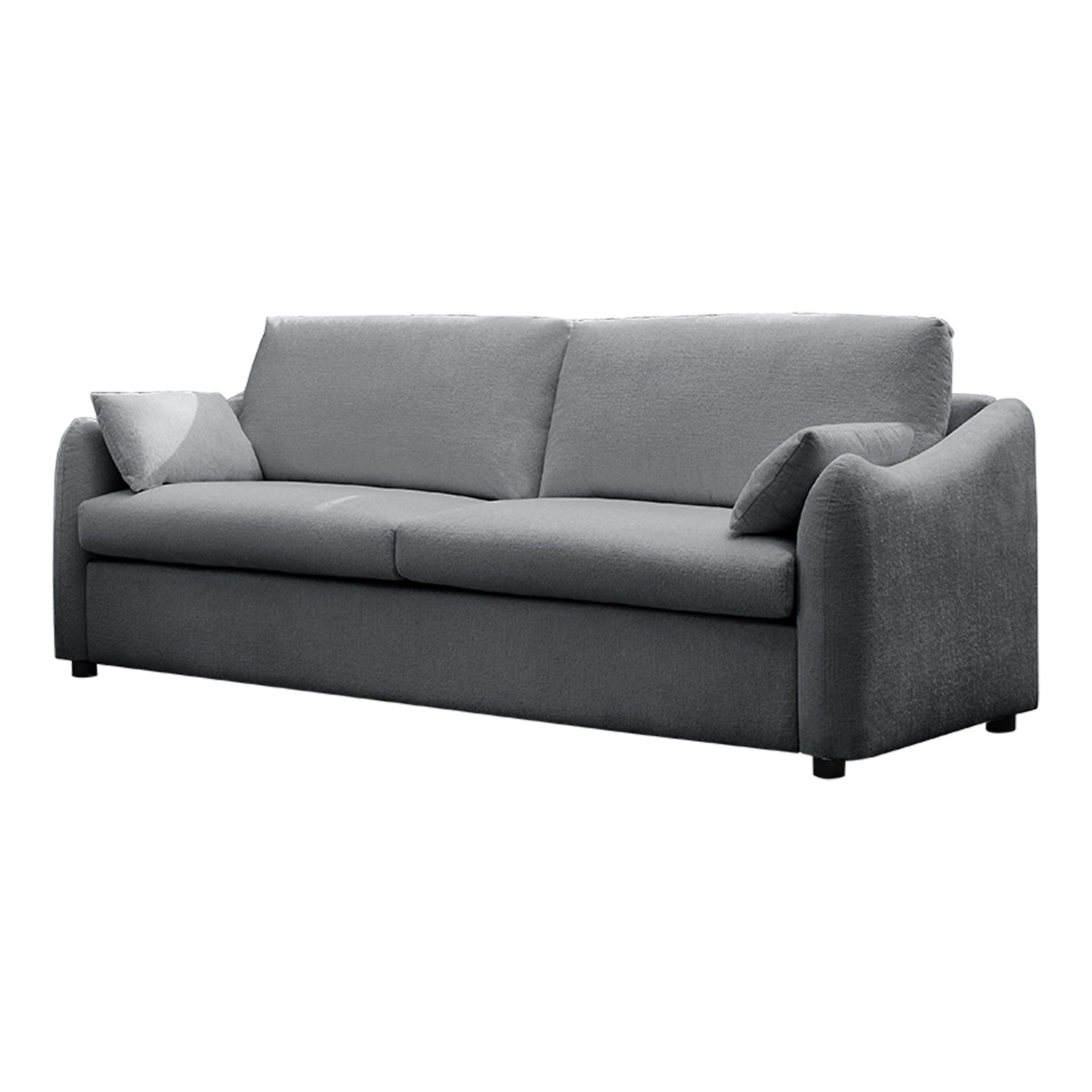 Sofá 3 Puestos Andretti Chenille Plomo
