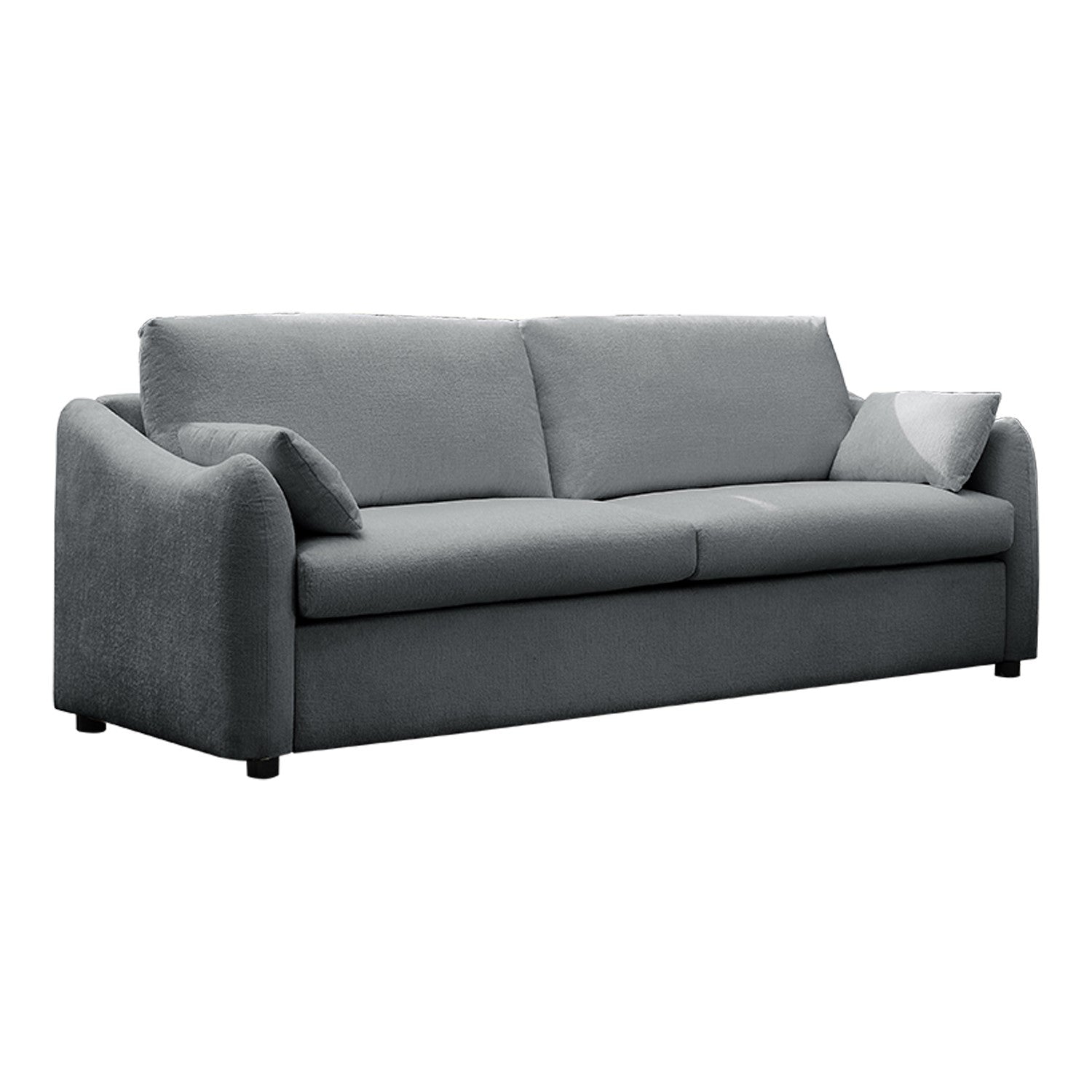 Sofá 3 Puestos Andretti Chenille Plomo